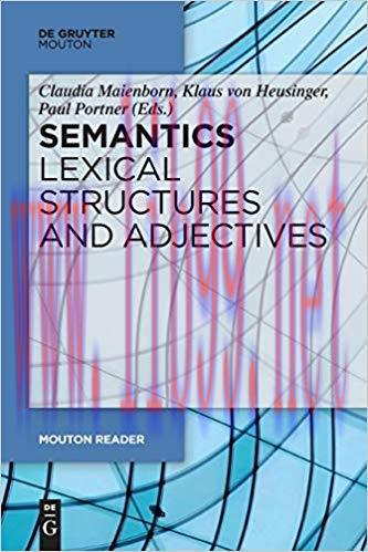 [PDF]Semantics Lexical Structures and Adjectives