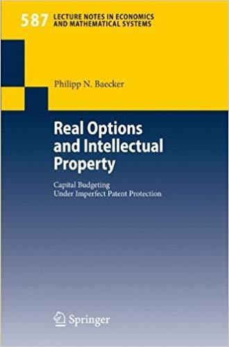 (PDF)Real Options and Intellectual Property Capital Budgeting Under Imperfect Patent Protection...