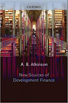 (PDF)New Sources of Development Finance (WIDER Studies in Development Economics) 1st Edition