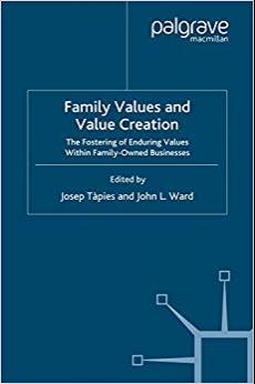 (PDF)Family Values and Value Creation The Fostering Of Enduring Values Within Family-Owned Busi...