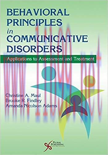 [PDF]Behavioral Principles in Communicative Disorders: Applications to Assessment and Treatment