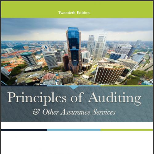 (Test Bank)Principles of Auditing and Other Assurance Services 20th Edition.zip