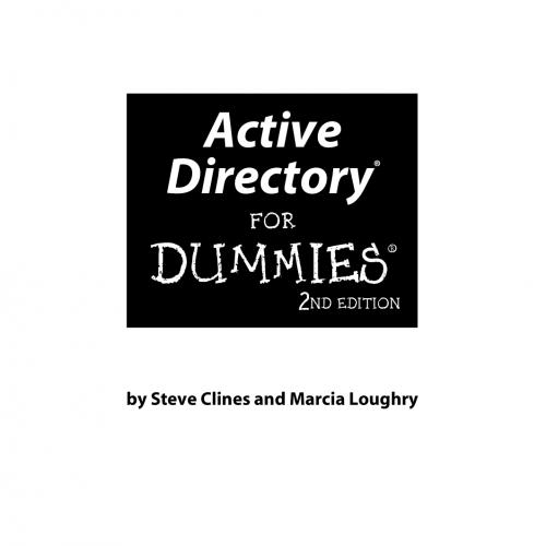 Active Directory For Dummies, 2nd Edition