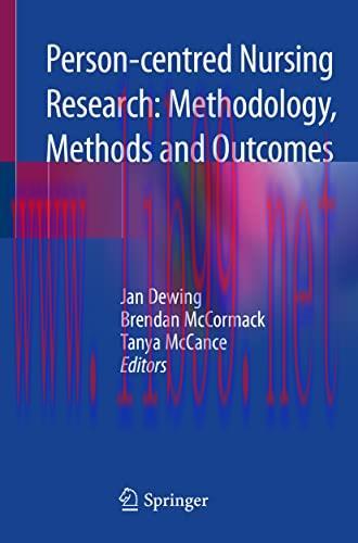 [AME]Person-centred Nursing Research: Methodology, Methods and Outcomes (Original PDF)