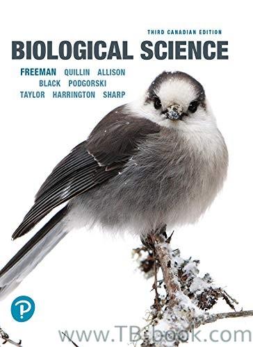 (PDF)Biological Science, Third 3rd Canadian Edition by Scott Freeman