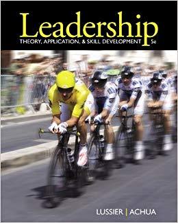 (PDF)Leadership Theory, Application, & Skill Development 5th Edition