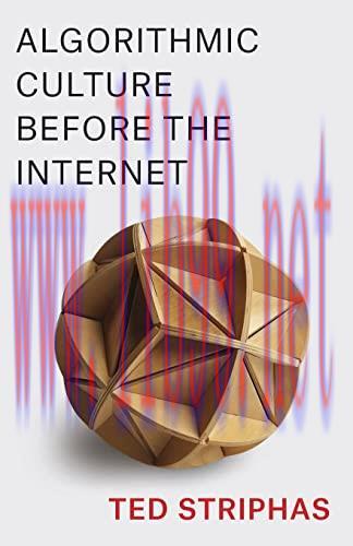 [FOX-Ebook]Algorithmic Culture Before the Internet