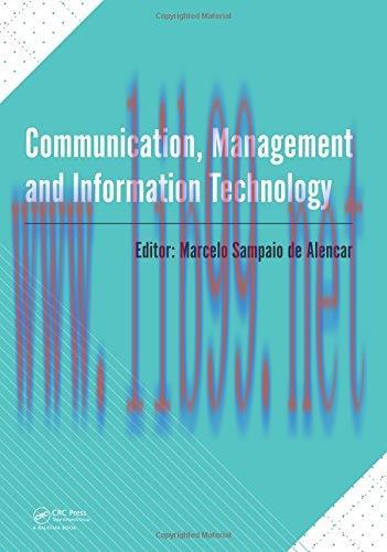 [FOX-Ebook]Communication, Management and Information Technology