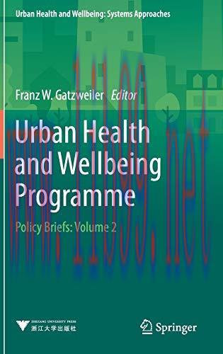 [AME]Urban Health and Wellbeing Programme: Policy Briefs: Volume 2 (Original PDF)