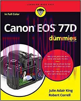 Canon EOS 77D For Dummies (For Dummies (Computer/Tech)) 1st Edition,