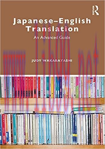 (PDF)Japanese&ndash;English Translation: An Advanced Guide
