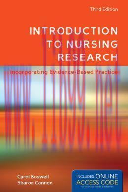 [AME]Introduction To Nursing Research, 3rd Edition
