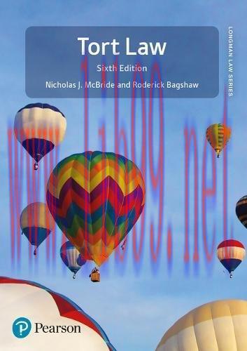 [FOX-Ebook]Tort Law, 6th Edition