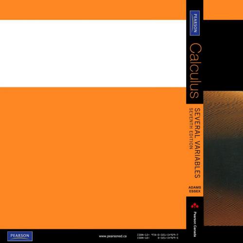 Calculus Several Variables, Seventh Edition