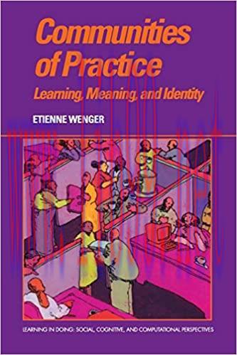 (PDF)Communities of Practice: Learning, Meaning, And Identity (Learning in Doing: Social, Cogni...