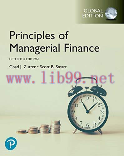 [FOX-Ebook]Principles of Managerial Finance, Global Edition, 15th Edition