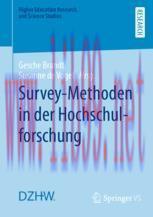 [PDF]Survey-Methoden in der Hochschulforschung