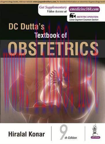 [AME]DC Dutta’s Textbook of Obstetrics: Including Perinatology and Contraception, 9th Edition (...
