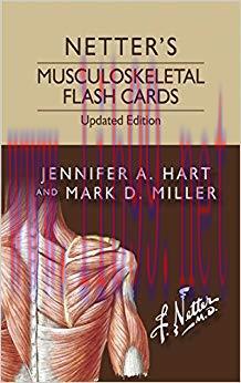 (PDF)Netter&rsquo;s Musculoskeletal Flash Cards Updated Edition E-Book (Netter Basic Science) 1st Edi...