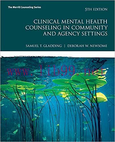 (PDF)Clinical Mental Health Counseling in Community and Agency Settings (Merrill Counseling) 5t...
