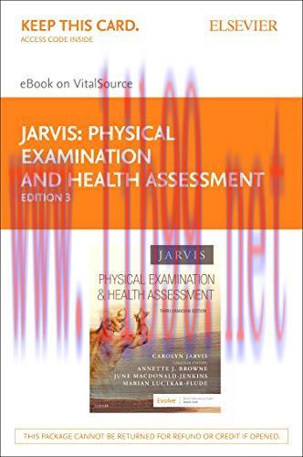 [AME]Physical Examination and Health Assessment, 3rd Canadian Edition (Original PDF)
