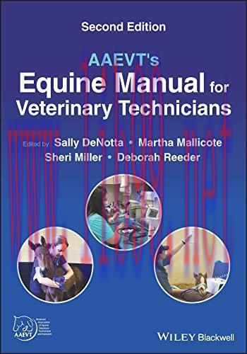 [AME]AAEVT&rsquo;s Equine Manual for Veterinary Technicians, 2nd edition (Original PDF)