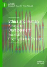 [PDF]Ethics and Human Resource Development: Societal and Organizational Contexts