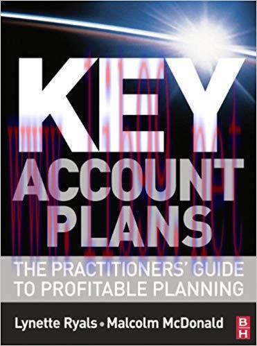 (PDF)Key Account Plans: The Practitioners Guide to Profitable Planning 1st Edition
