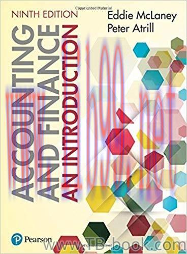 Accounting and Finance: An Introduction 9th Edition by Dr Peter Atrill 课本