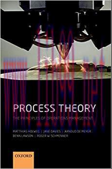 (PDF)Process Theory: The Principles of Operations Management 1st Edition