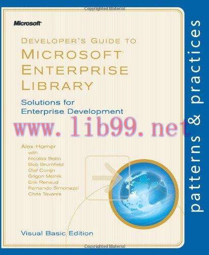 [FOX-Ebook]Developer's Guide to Microsoft Enterprise Library, Visual Basic Edition