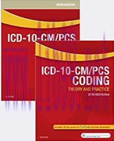 [PDF]ICD-10-CM/PCS Coding: Theory and Practice, 2019/2020 Edition Text and Workbook Package