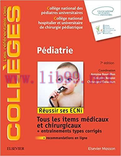 [AME]P&eacute;diatrie: R&eacute;ussir les ECNi 2017 (Original PDF From_ Publisher)