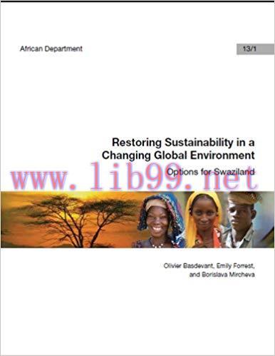(PDF)Restoring Sustainability in a Changing Global Environment: Options for Swaziland (African ...