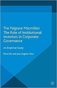 (PDF)The Role of Institutional Investors in Corporate Governance An Empirical Study 2013 Editio...