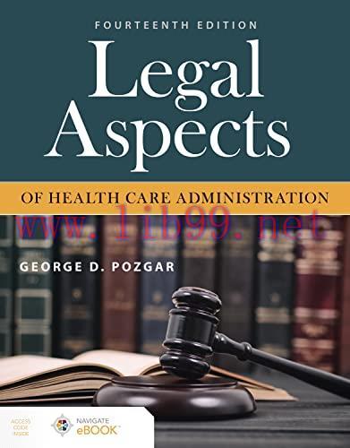[AME]Legal Aspects of Health Care Administration, 14th edition (EPUB)