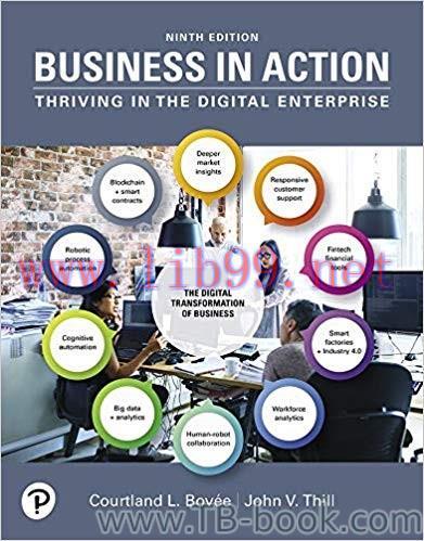 Business in Action 9th Edition by Courtland L. Bovee 课本
