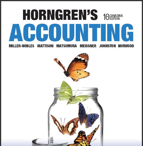 (IM)Horngren's Accounting, Volume 1, Tenth 10th Canadian Edition.zip