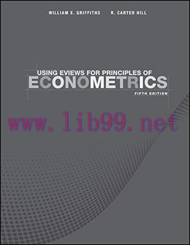 (PDF)Using EViews for Principles of Econometrics, 5th Edition