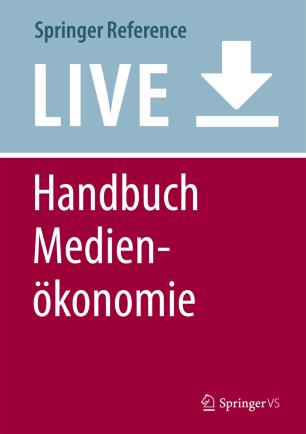 Handbuch Medien&ouml;konomie