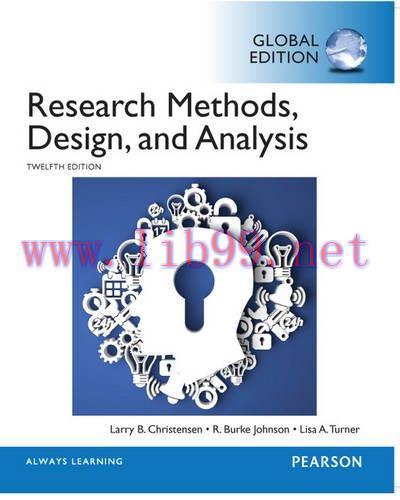 [FOX-Ebook]Research Methods, Design, and Analysis, 12th Edition