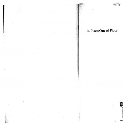 In Place Out of Place Geography, Ideology, and Transgression