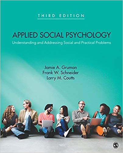 (PDF)Applied Social Psychology Understanding and Addressing Social and Practical Problems 3rd E...