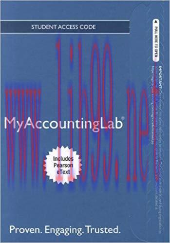 (PDF)NEW MyAccountingLab&reg; with Pearson eText &mdash; Instant Access &mdash; for Management Accounting (MyAc...