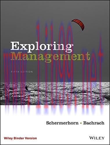 [FOX-Ebook]Exploring Management, 5th Edition