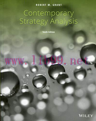 [FOX-Ebook]Contemporary Strategy Analysis, 10th Edition