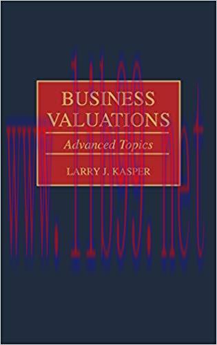 (PDF)Business Valuations: Advanced Topics