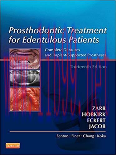 (PDF)Prosthodontic Treatment for Edentulous Patients &ndash; E-Book: Complete Dentures and Implant-Su...