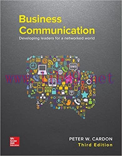 (PDF)Business Communication: Developing Leaders for a Networked World
