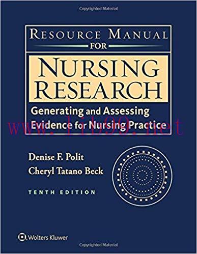 [PDF]Resource Manual for Nursing Research 10th